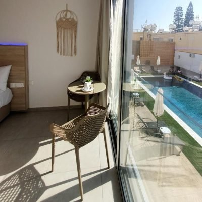Superior Studio with views from the clean pool